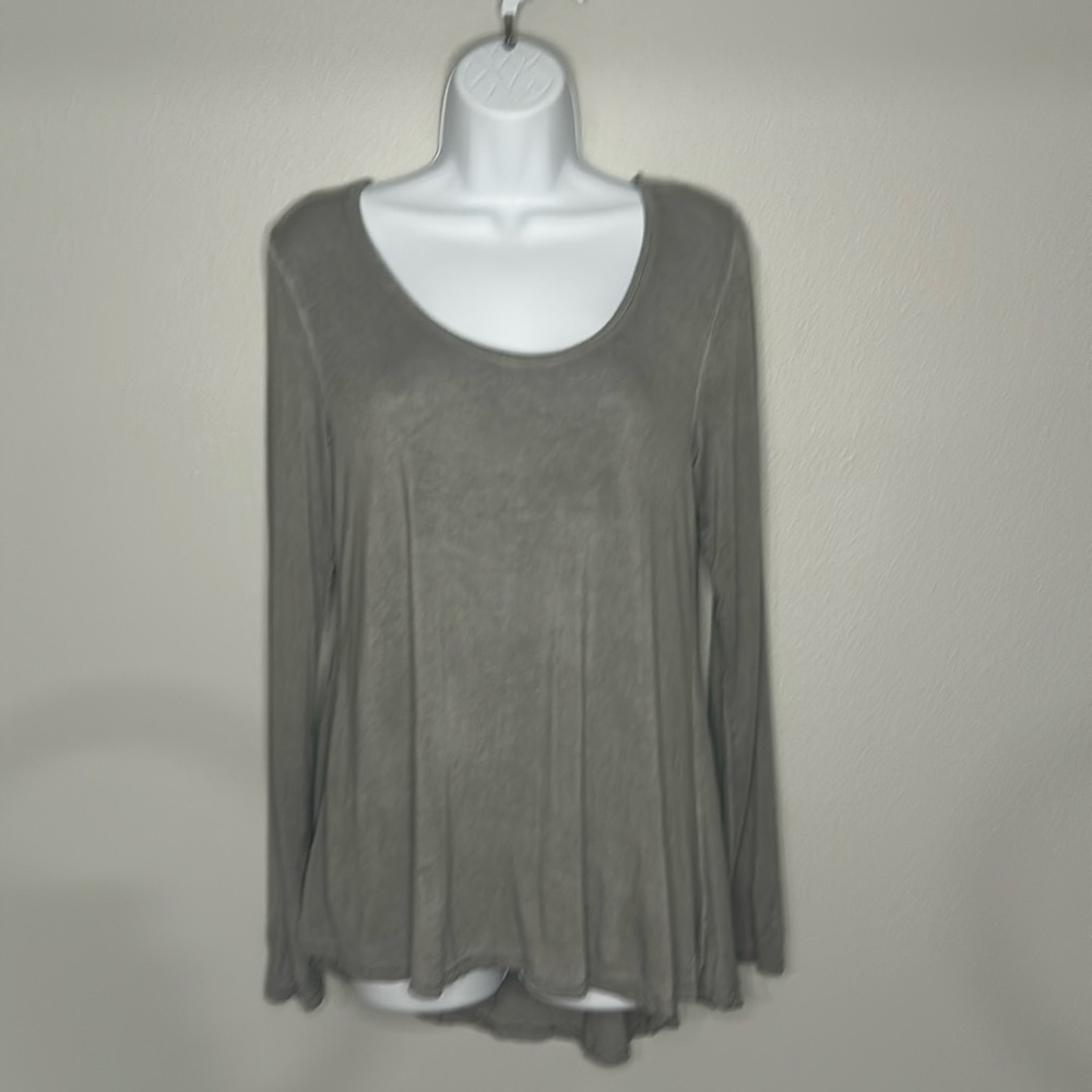 NWT KUT FROM THE KLOTH LATTICE TOP small Gray